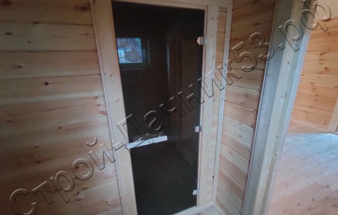 4 Брусовая баня  Б-12, 6х7,5м, 51 М², Тверская область, Конаковский район, СНТ Машиностроитель. (9)